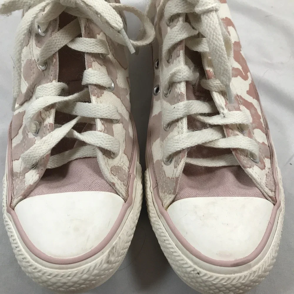Converse Chuck Taylor All Star Pink Leopard Print Kids US 5 Womens 6.5 EU 37.5‎